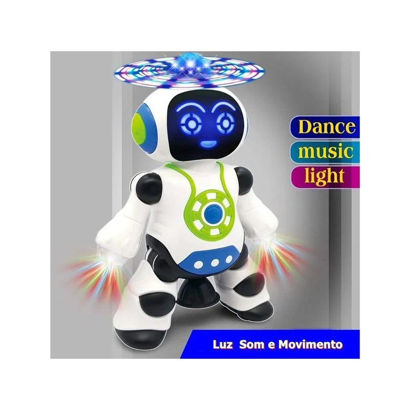 Mega Robô Dança e Gira 360 Light