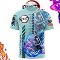 Camiseta Demon Killer 3D Estilo Anime - Moda Street Unissex Irresistível!